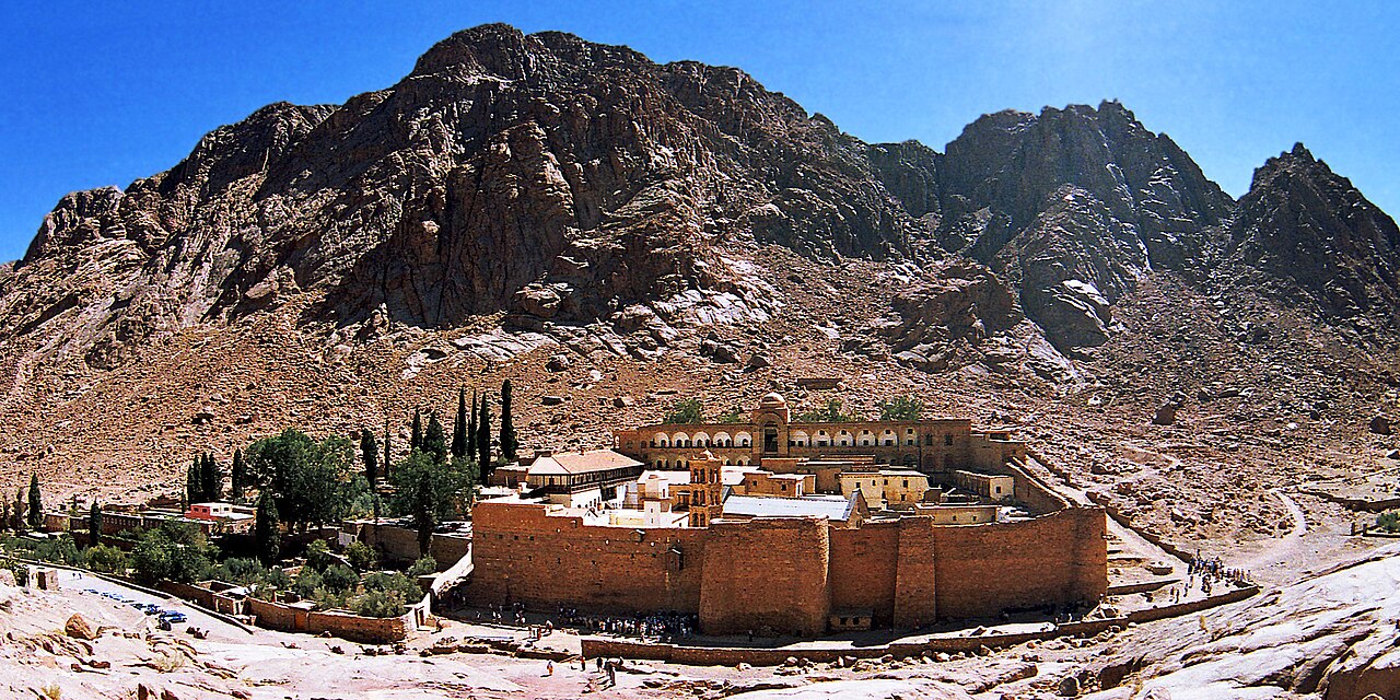 The climb up Mount Sinai