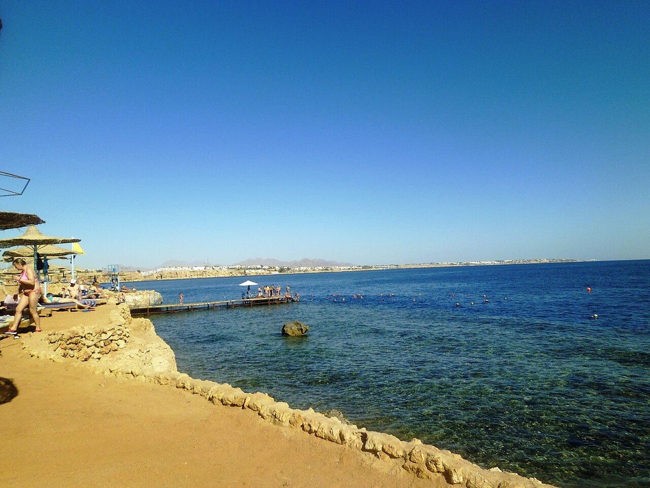 The seafront in Sharm el-Sheikh